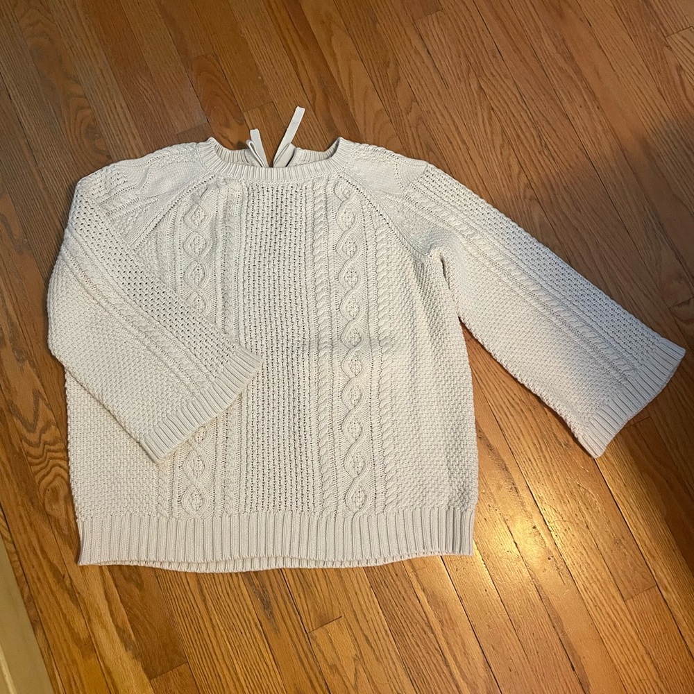 Jcrew cable knit sweater